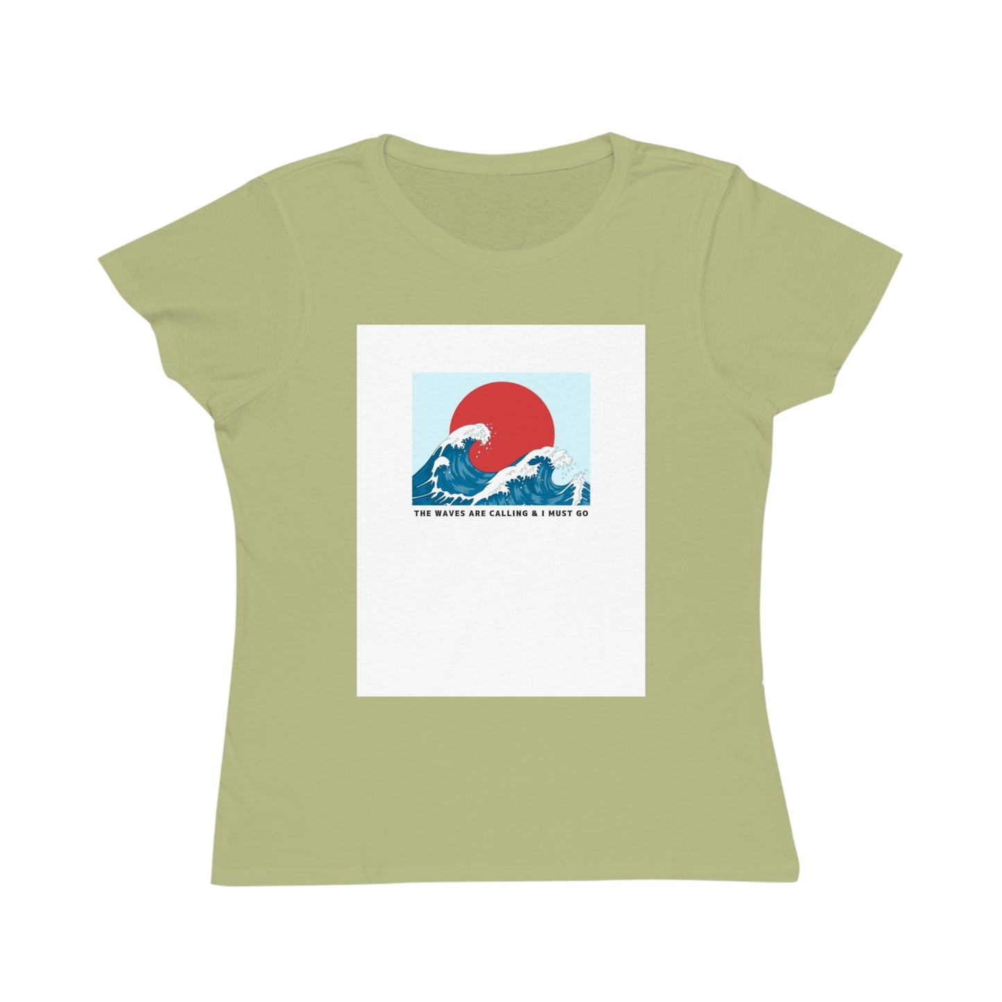 "The Waves are Calling" Organic Women's Classic T-Shirt*