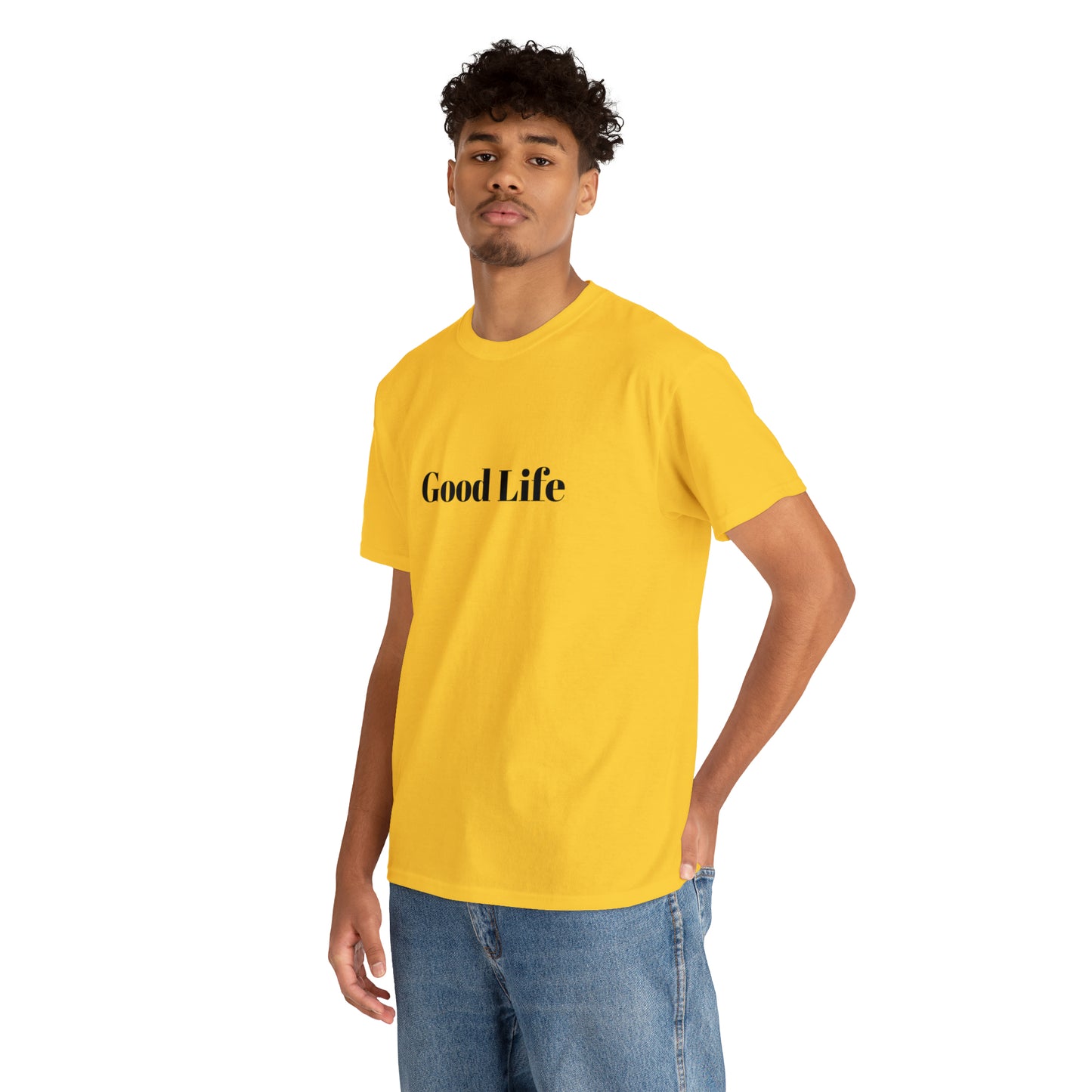 "Good Life" Unisex Heavy Cotton Tee Shirt*