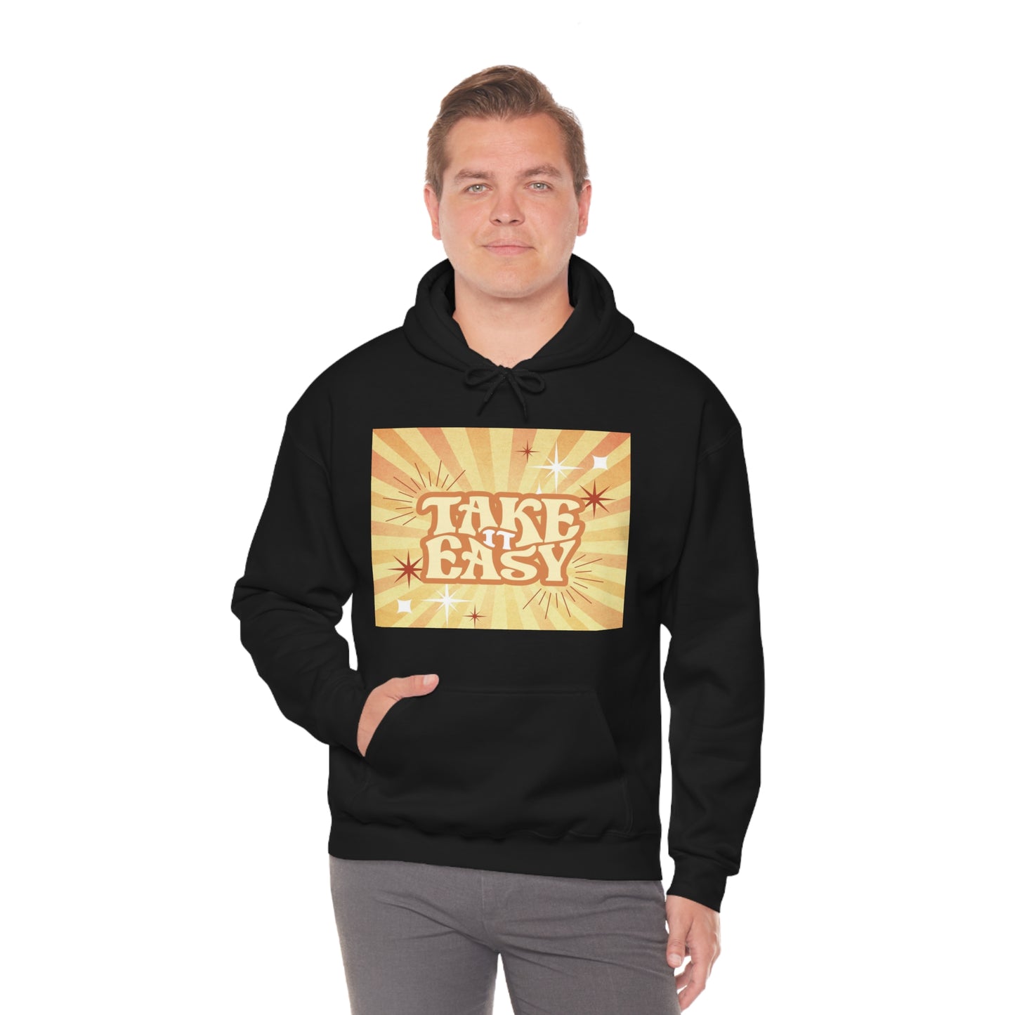 "Take it Easy" Unisex Heavy Blend Hooded Sweatshirt*