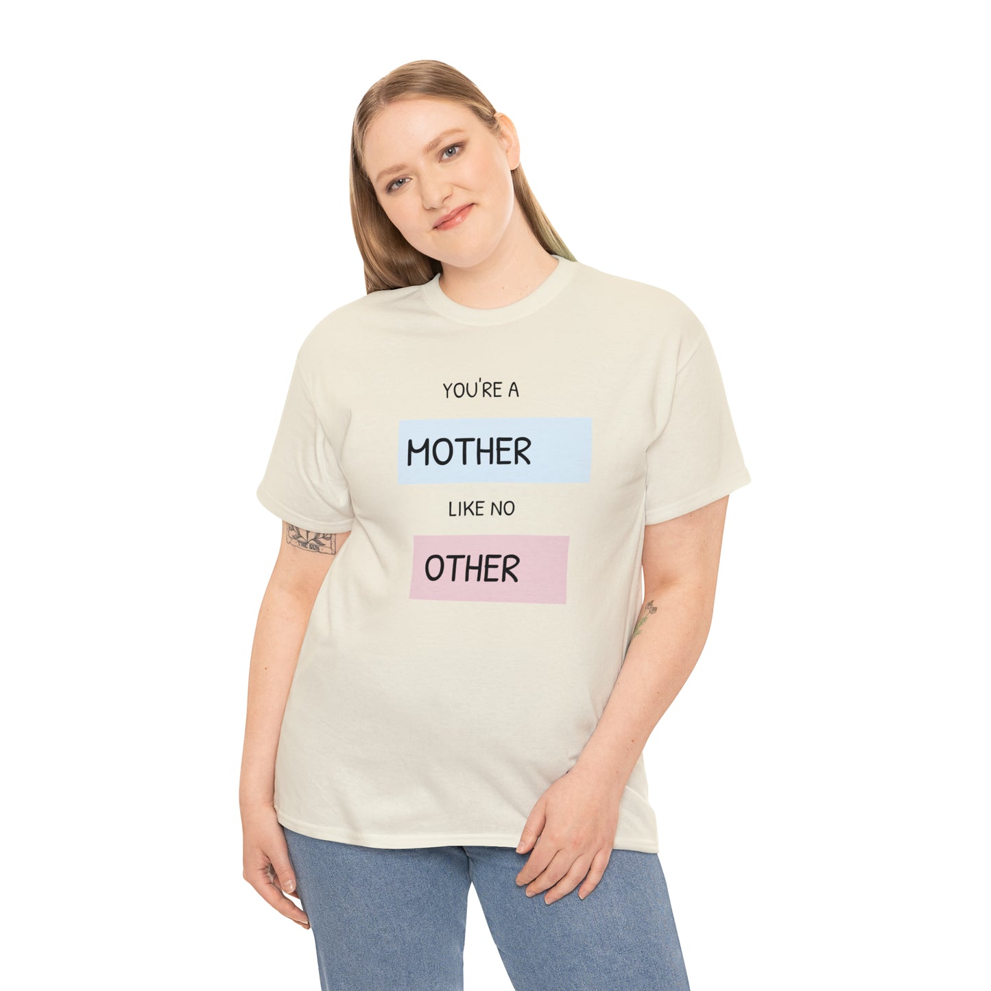 "Mother Like No Other" Unisex Heavy Cotton Tee shirt gift, mom*