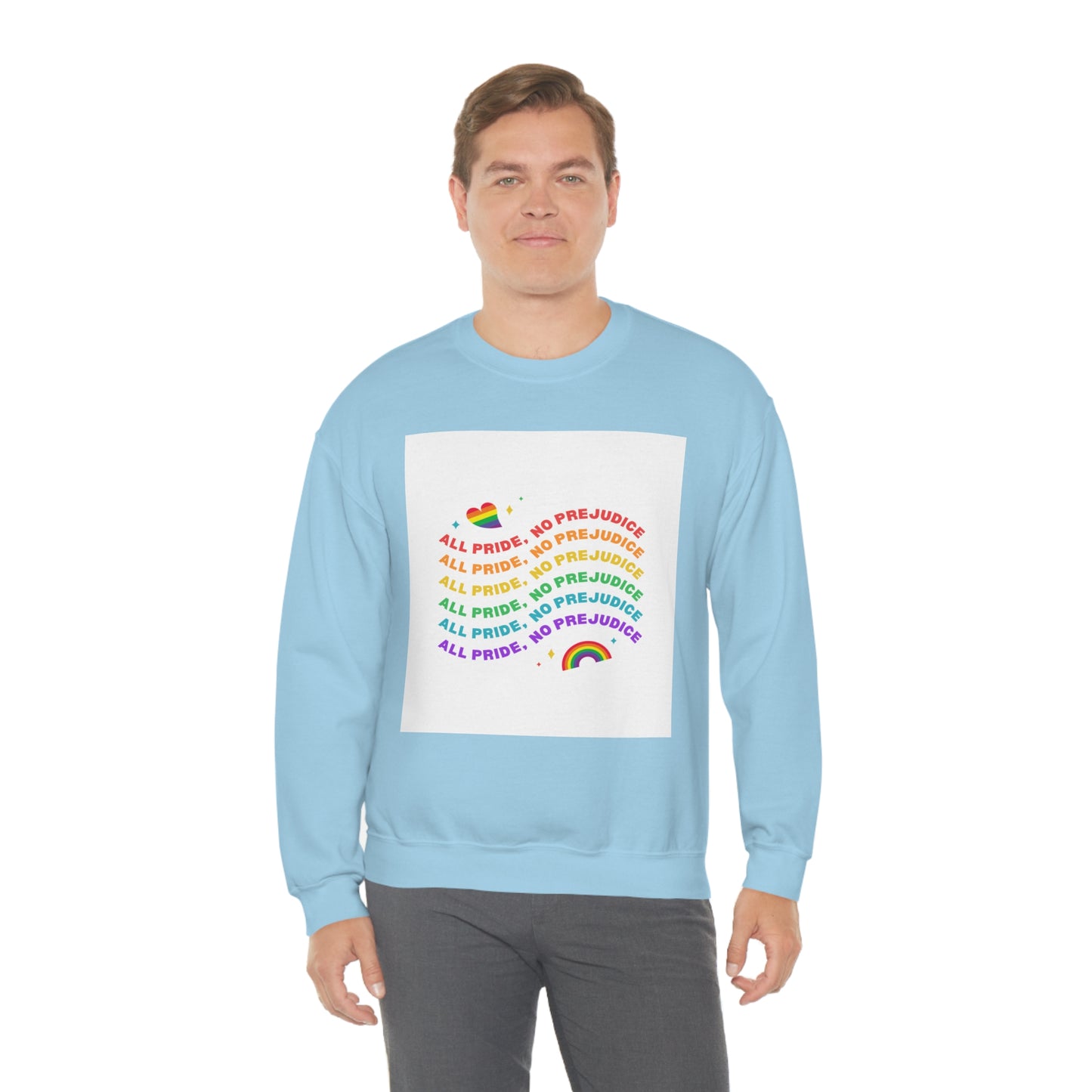 All Pride No Prejudice Unisex Heavy Blend Crewneck Sweatshirt*