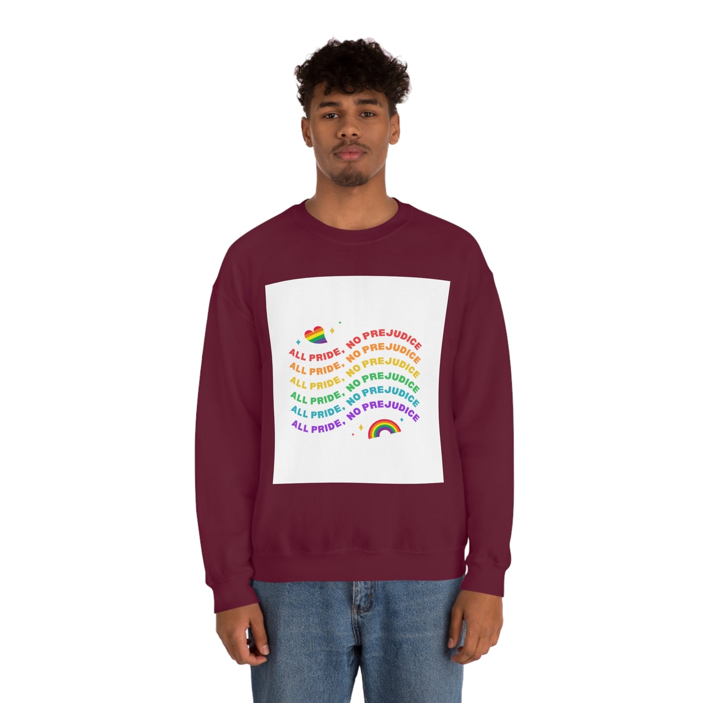 All Pride No Prejudice Unisex Heavy Blend Crewneck Sweatshirt*