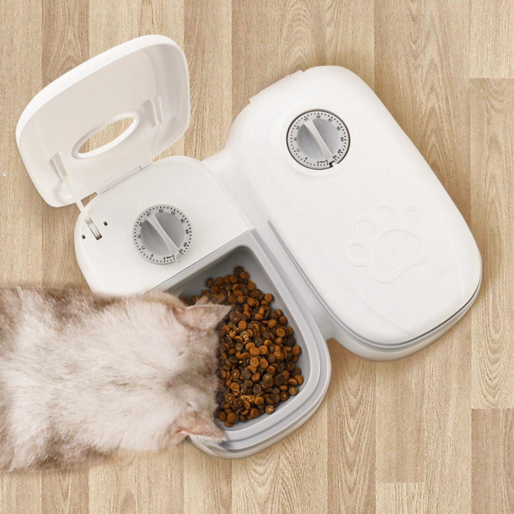 Automatic Pet Feeder Smart Food Dispenser For Cats Dogs * Timer Stainless Steel Bowl Auto Dog Cat Pet Feeding Pets Supplies