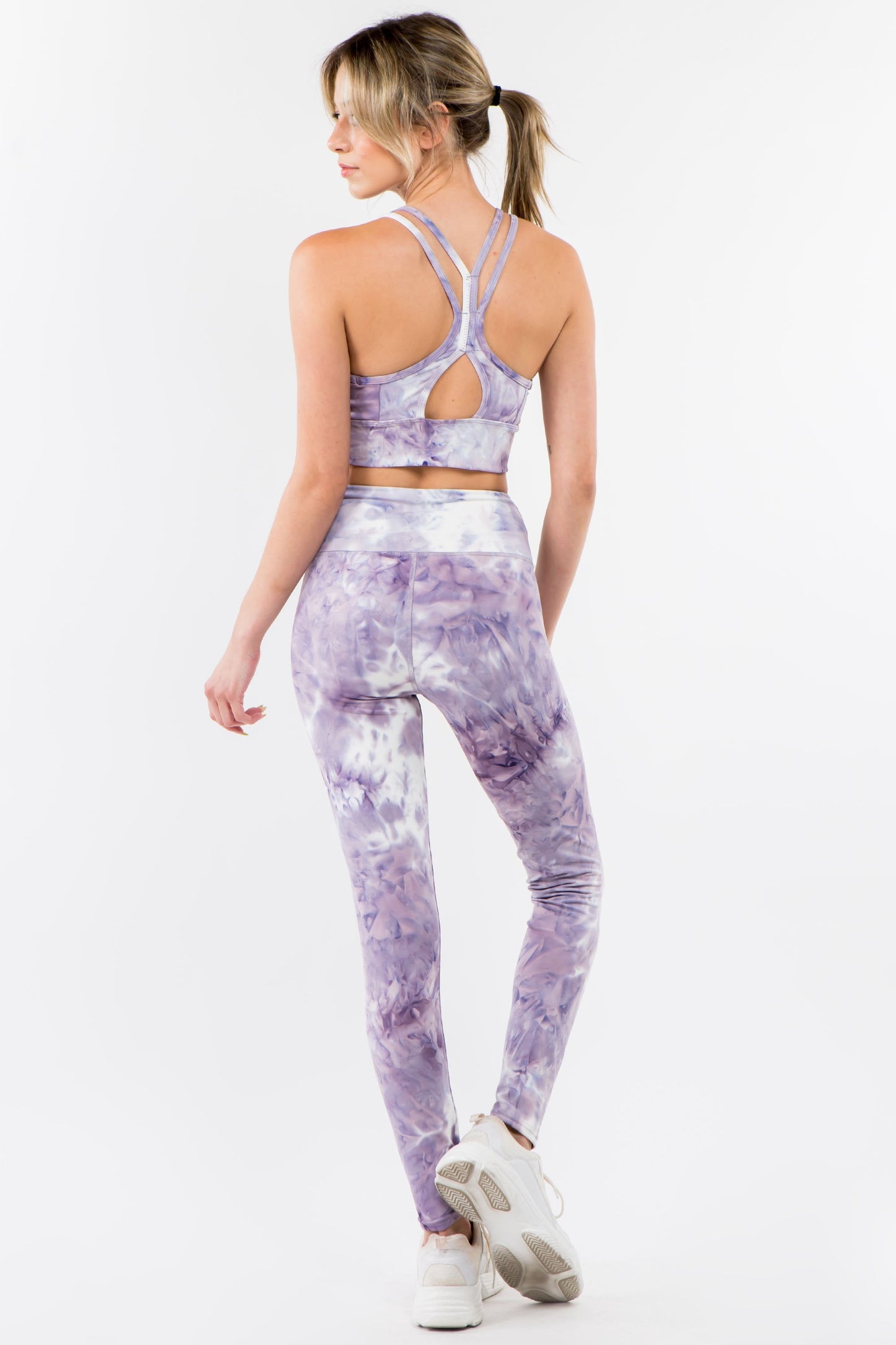 Tie -Dye Activewear Set Violet*