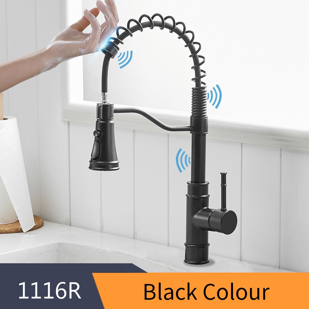 Smart Touch Kitchen Faucets* Crane For Sensor Kitchen Water Tap Sink Mixer Rotate Touch Faucet Sensor Water Mixer KH-1005