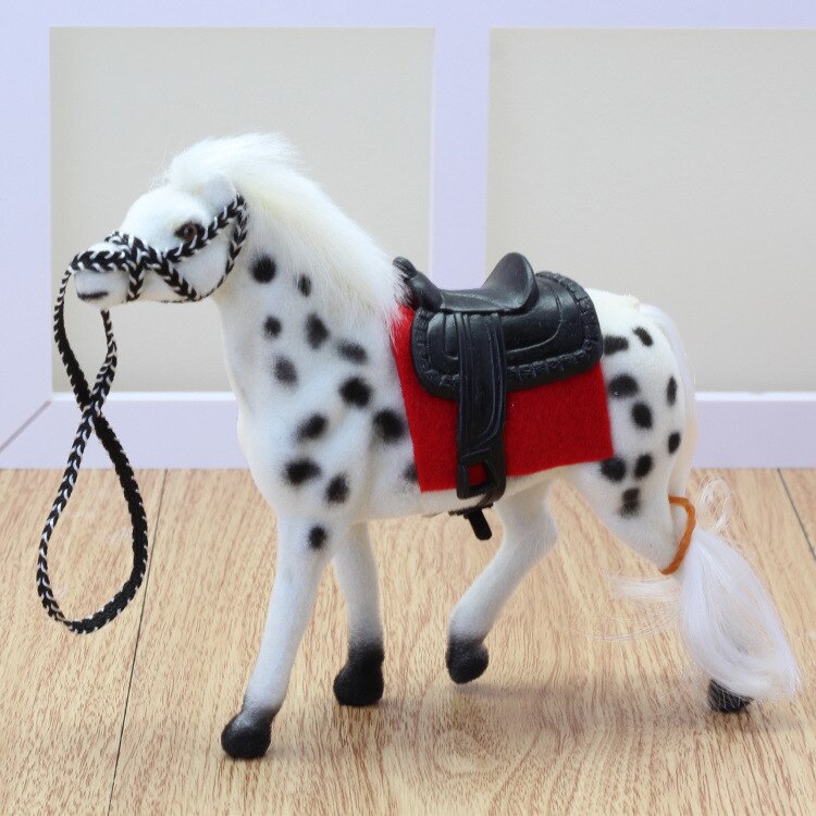 Doll Toy Running Horse Doll Princess Riding Horse Toy Riding Cute Little Horse White Black Brown Red Different Gesture Styles*