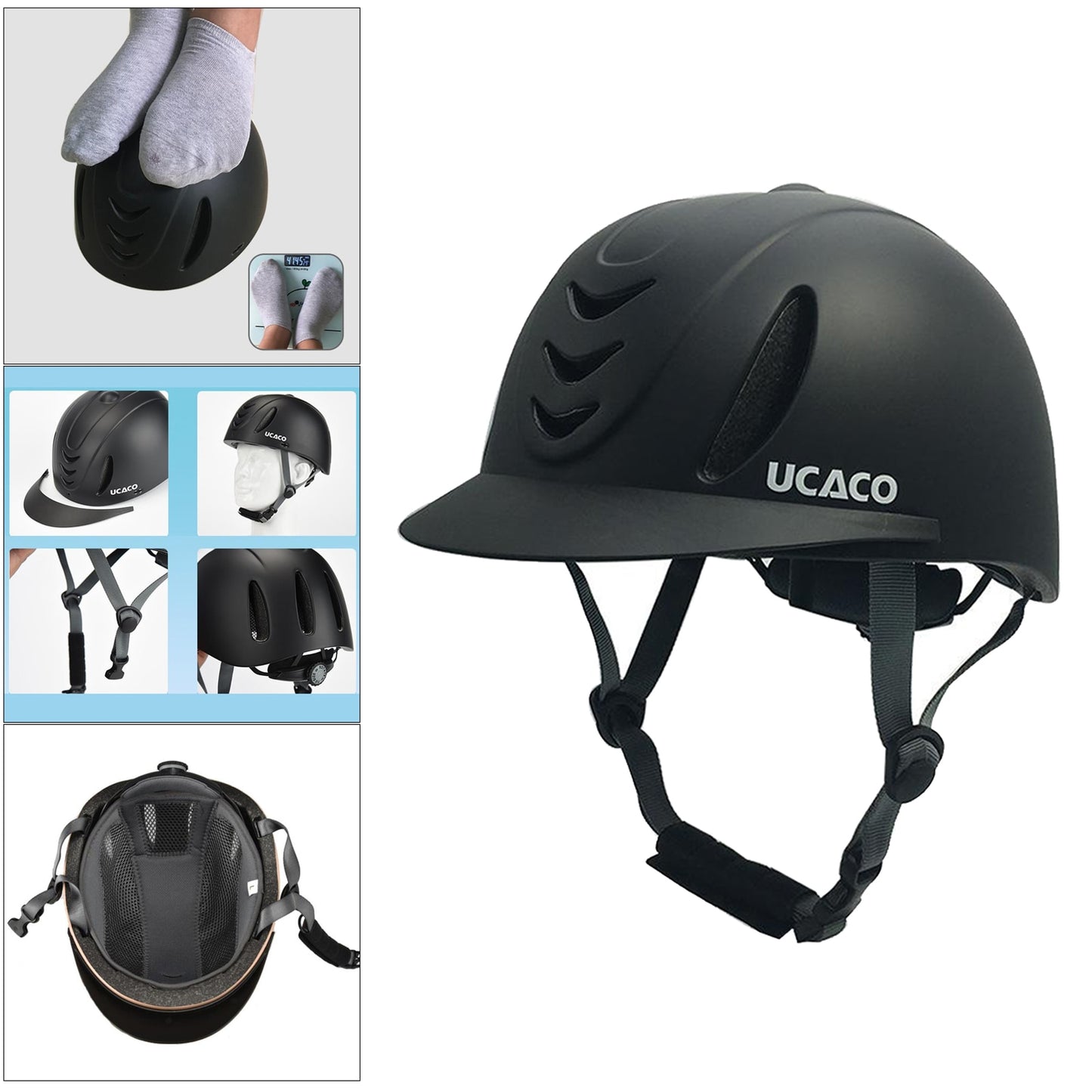 Equestrian Helmet Horse Riding Helmet *Cooling Horseback Riding Apparel Horseback Riding Helmet for over 13 years Old