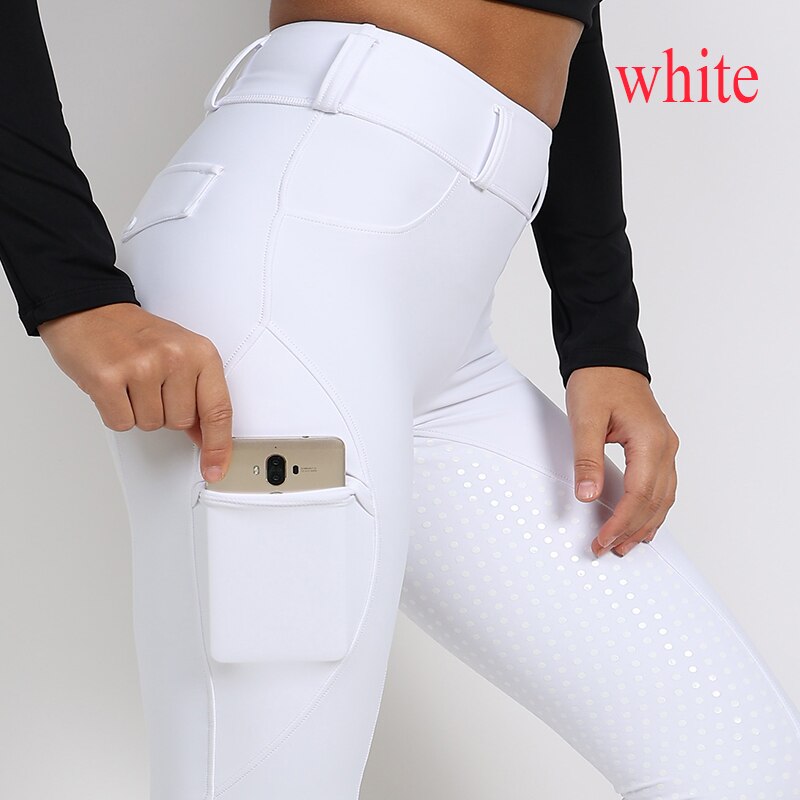 Full Seat Silicone Equestrian Breeches *Anti-pilling Horse Riding Tights Jodhpur Leggings Pants Women Equestrian Clothes