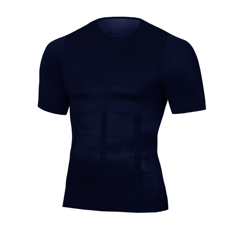 Classix Men Body Toning T-Shirt Slimming Body Shaper Corrective Posture Belly Control Compression Man Modeling Underwear Corset*