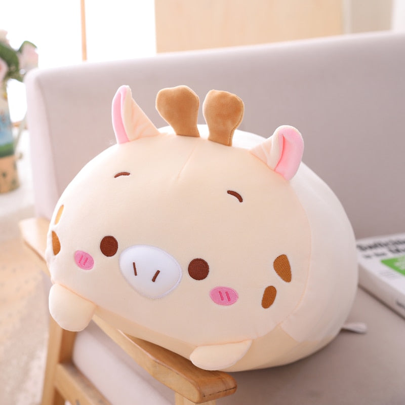 18-28CM Soft Animal Cartoon Pillow Cushion Cute Fat Dog Cat Totoro Penguin Pig Frog Plush Toy Stuffed Lovely kids Birthyday Gift *