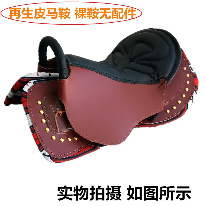 Horse Riding Saddle Pad Full Set horseback Riding Accessories Full Leather Saddle *