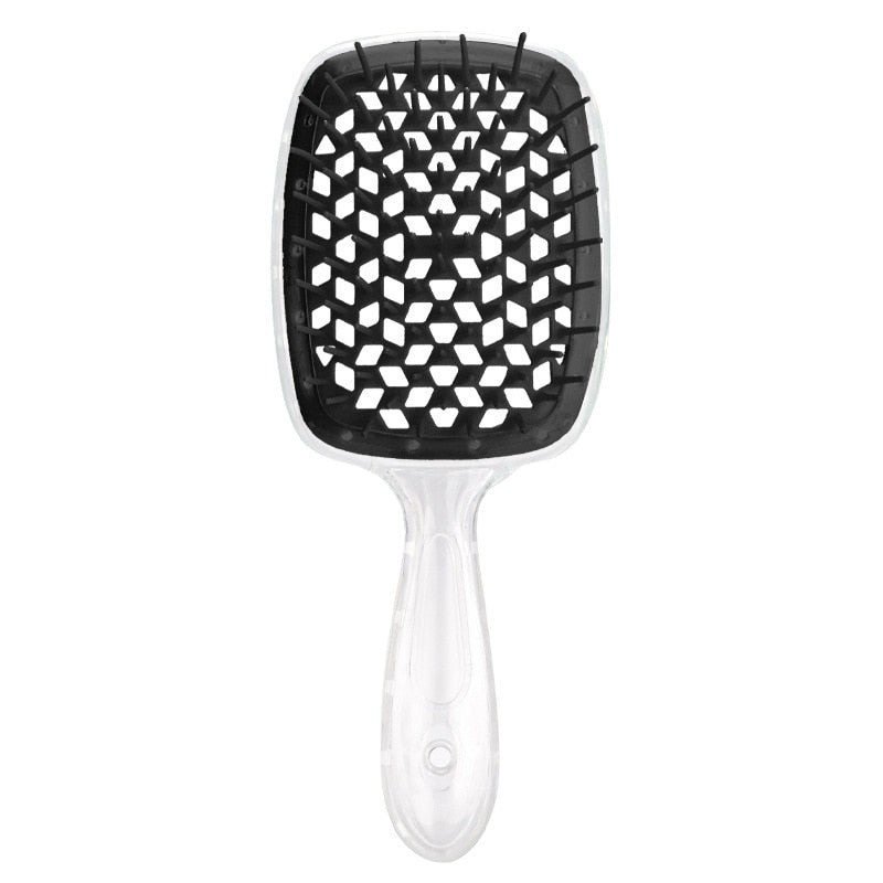 Easy Blow Detangling Brush* Wide Teeth Air Cushion Comb Pro Salon Hair Care Styling Tool Anti Tangle Anti-static Hairbrush Head Comb Hairdressing Tools