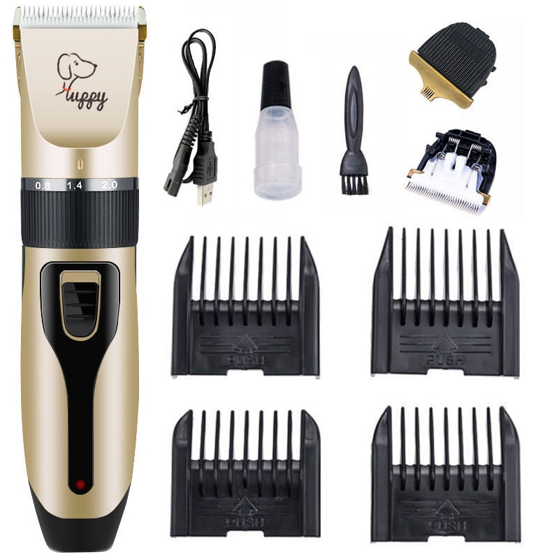 Dog Clipper Dog Hair Clippers Grooming (Pet/Cat/Dog/Rabbit) Haircut Trimmer Shaver Set Pets Cordless Rechargeable Professional*