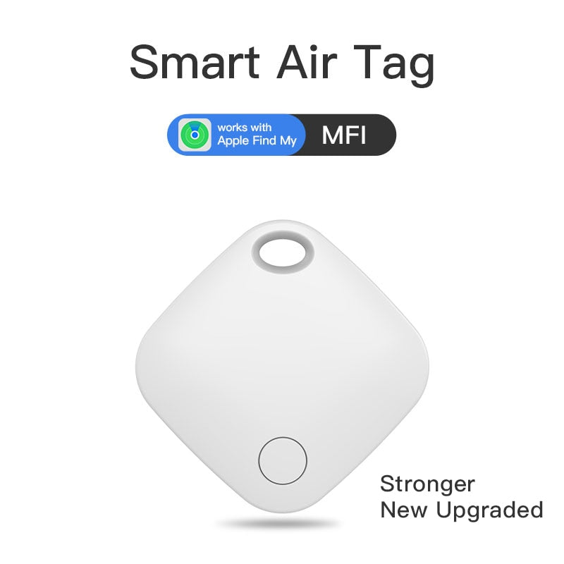 Bluetooth GPS Tracker for Apple Air Tag Replacement via Find My to Locate Card Wallet iPad Keys Kids Dog Finder MFI Smart iTag*