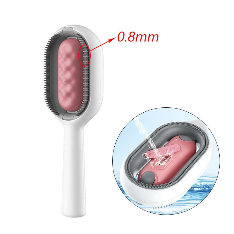 Double Sided Hair Removal Brushes for Cat Dog Pet Grooming Comb with Wipes Kitten Brush gato accesorios artículos para mascotas*