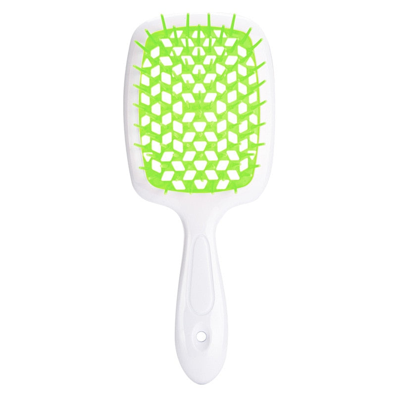 Easy Blow Detangling Brush* Wide Teeth Air Cushion Comb Pro Salon Hair Care Styling Tool Anti Tangle Anti-static Hairbrush Head Comb Hairdressing Tools