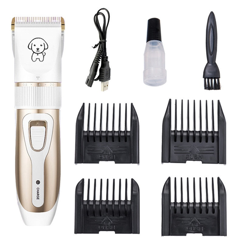 Dog Clipper Dog Hair Clippers Grooming (Pet/Cat/Dog/Rabbit) Haircut Trimmer Shaver Set Pets Cordless Rechargeable Professional*