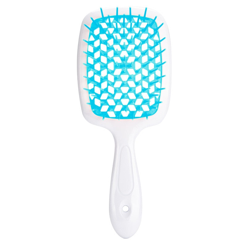 Easy Blow Detangling Brush* Wide Teeth Air Cushion Comb Pro Salon Hair Care Styling Tool Anti Tangle Anti-static Hairbrush Head Comb Hairdressing Tools