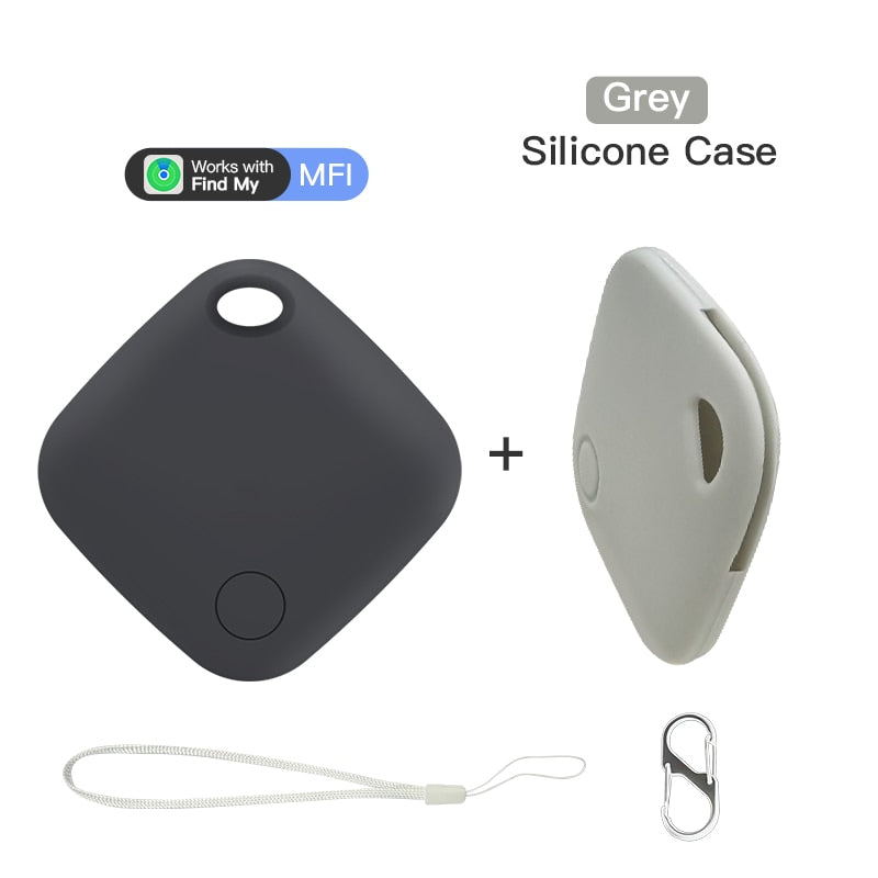 Bluetooth GPS Tracker for Apple Air Tag Replacement via Find My to Locate Card Wallet iPad Keys Kids Dog Finder MFI Smart iTag*