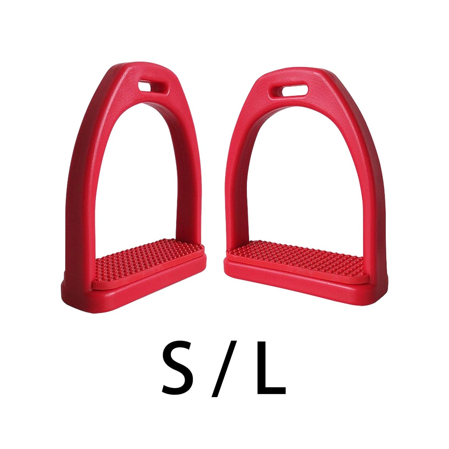 2Pcs Horse Riding Stirrups Equestrian Sports Rubber Pad Lightweight Tool for Safety Horse Riding Outdoor Supplies Adults Kids*