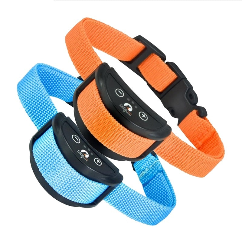 Paipaitek Pet Dog Anti-Barking Automatic Collar Dog Training Collar IP65 Waterproof 5 Training Modes Anti Bark Collar*