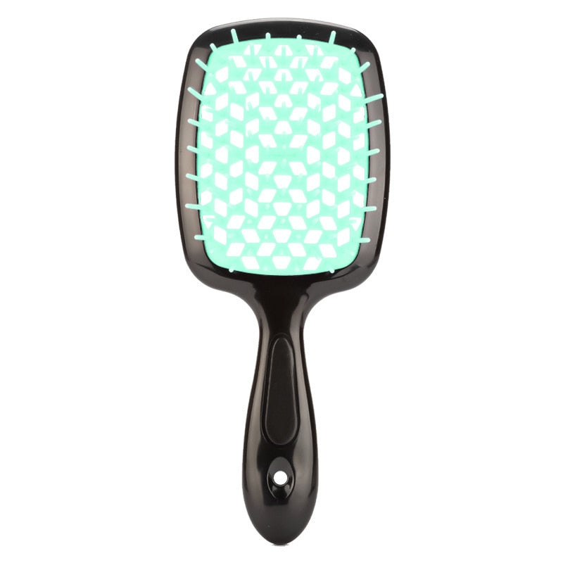 Easy Blow Detangling Brush* Wide Teeth Air Cushion Comb Pro Salon Hair Care Styling Tool Anti Tangle Anti-static Hairbrush Head Comb Hairdressing Tools