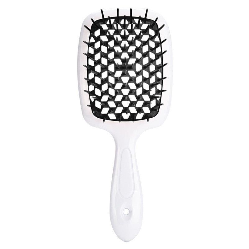 Easy Blow Detangling Brush* Wide Teeth Air Cushion Comb Pro Salon Hair Care Styling Tool Anti Tangle Anti-static Hairbrush Head Comb Hairdressing Tools