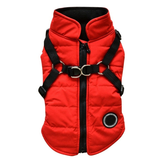 Waterproof Pet Coat With Harness*