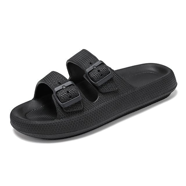 Light Beach Couple  Slip on Slippers*