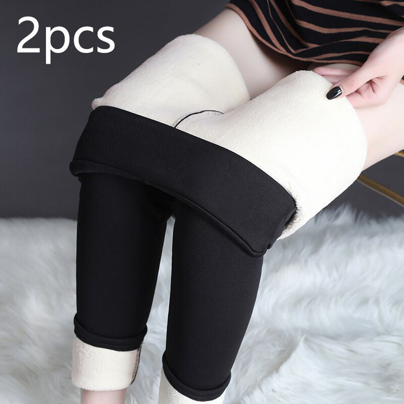 Winter Leggings* Warm Thick High Stretch Lamb Cashmere Leggings Skinny Fitness Woman Pants