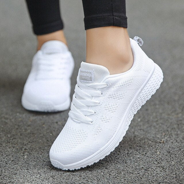 Womens Flats Sneakers Mesh Breathable*