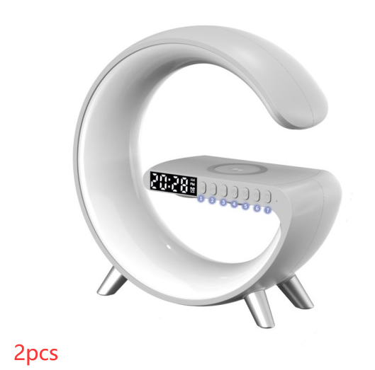 2023 New Intelligent LED Lamp Bluetooth Speaker* Wireless Charger Atmosphere Lamp App Control For Bedroom Home Decor