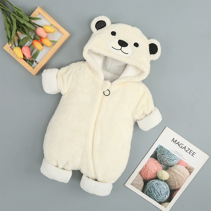 Adorable Fuzzy Baby Cotton Onesies,  Baby Clothes