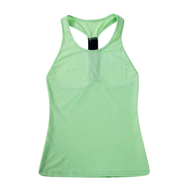 Casual Sleeveless Women Yoga Shirts Fitness Workout shirts*