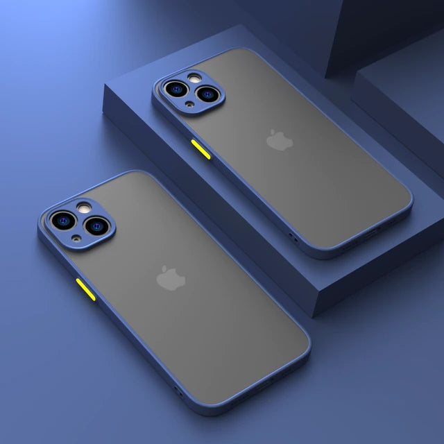 Shockproof Armor Matte Case For iPhones*