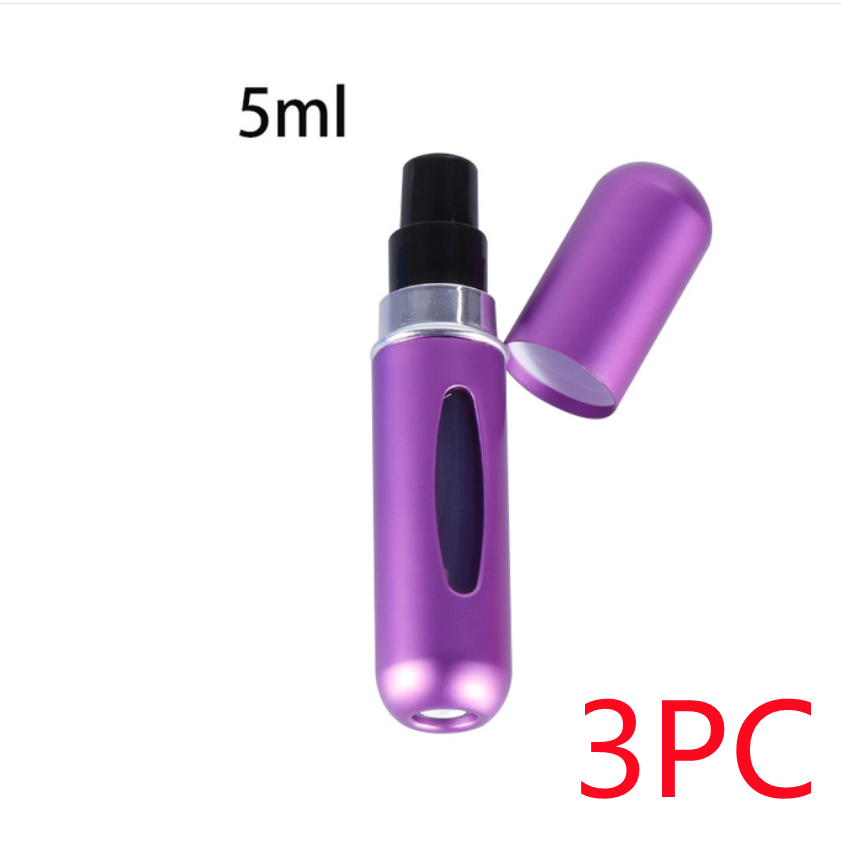 Mini Portable Refillable 8ml 5ml Perfume Aluminum Atomizer Spray Cosmetic Bottle*