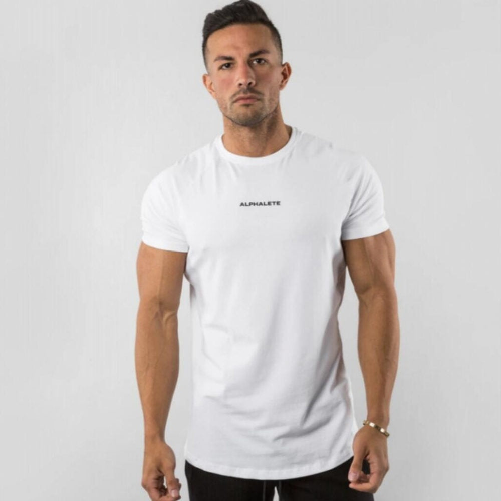 Men Fitted Gym T-Shirt* Workout Shirt