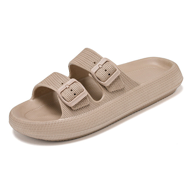 Light Beach Couple  Slip on Slippers*