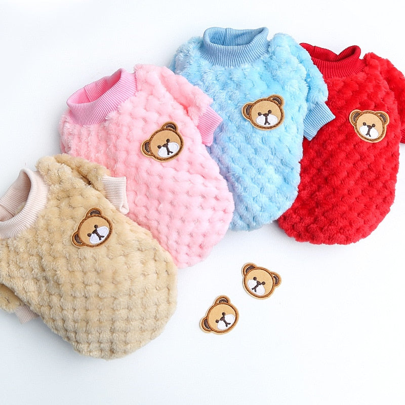 Bear Embroidery Pet Vest*