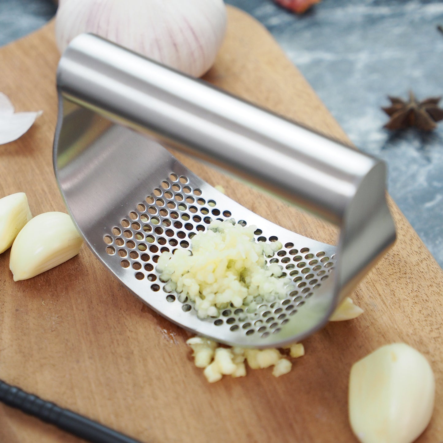 Stainless Steel Garlic Presser* Mincer