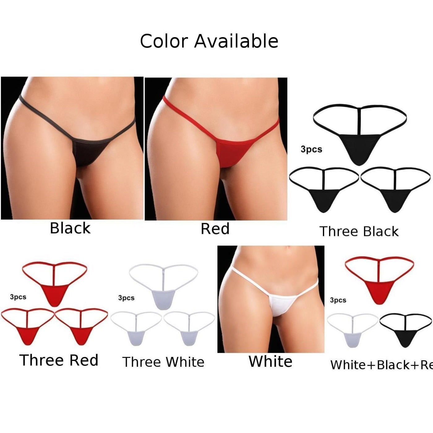 Womens Mini G-string Sexy T-back Thongs*