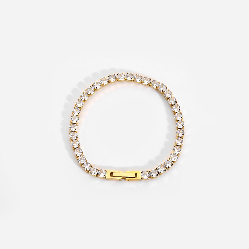 Gold Zircon Bracelet*