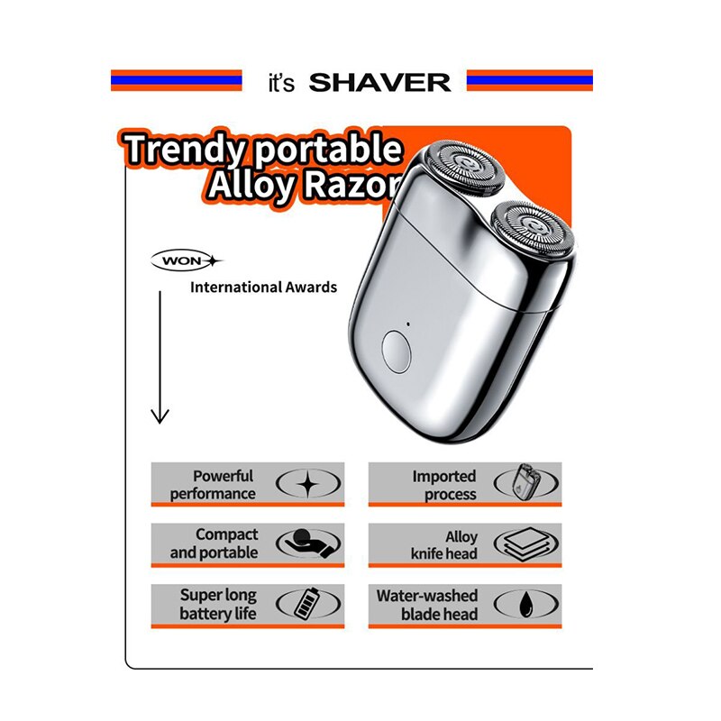 Mini Magnetic Men Electric Shaver*