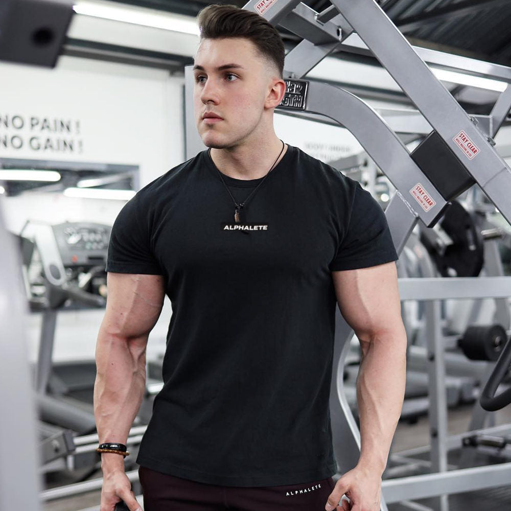 Men Fitted Gym T-Shirt* Workout Shirt