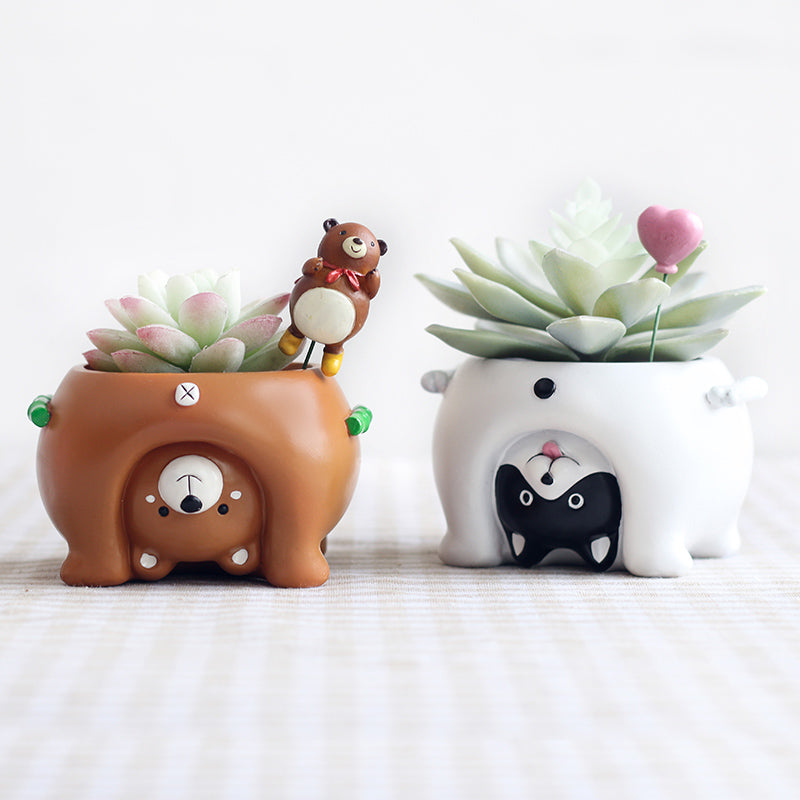 Cartoon Animal Flower Pots*