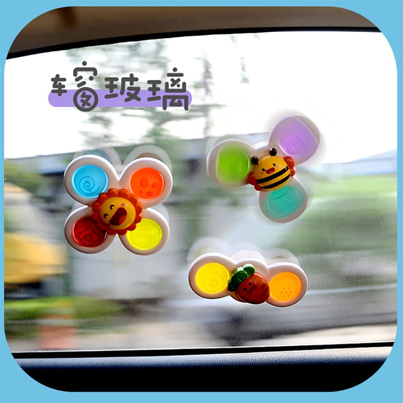 3Pcs Baby Spin Top Bath Toys*