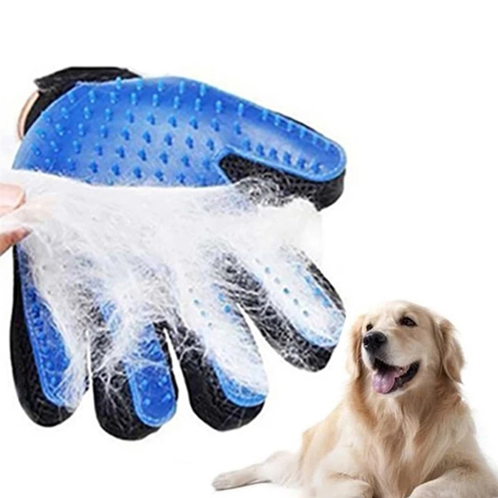 Pet Grooming Gloves* De-shedding Hair Remover