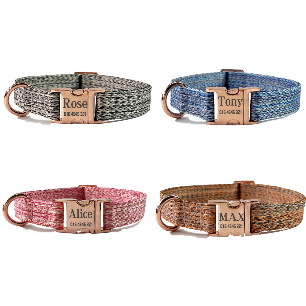 Personalized Nylon Dog Collar*