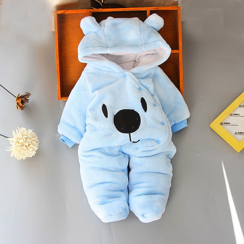 Winter Baby Onesie with Footies *