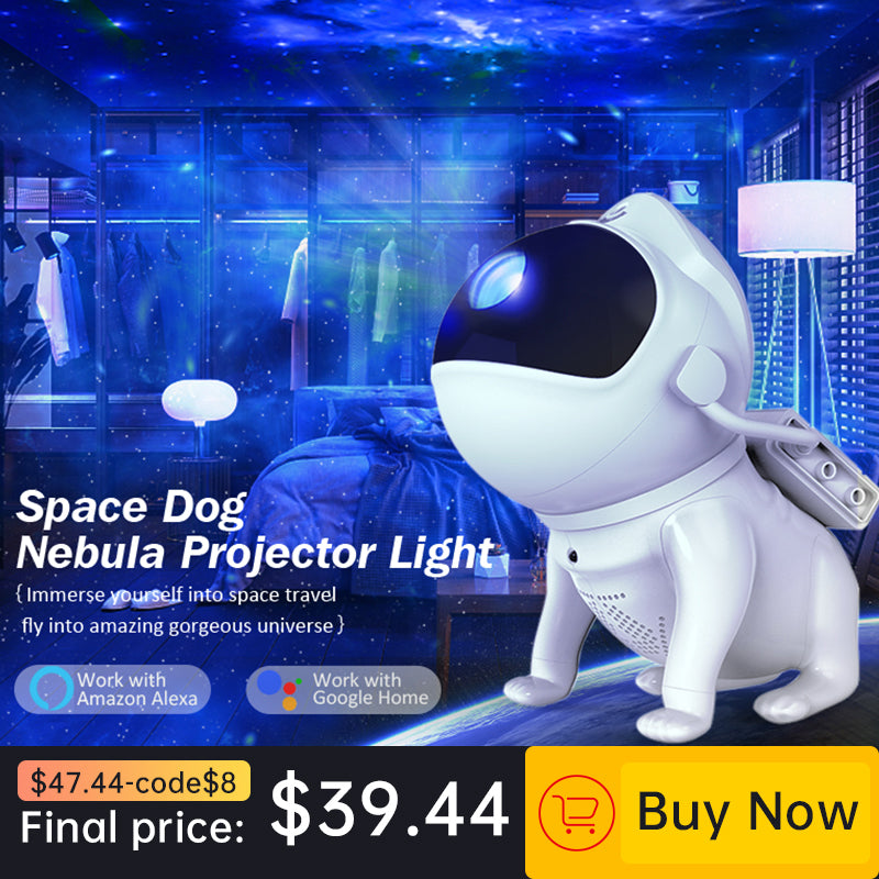 Space Dog Galaxy Star Nebula Projector*